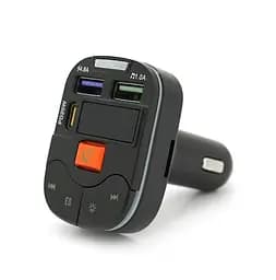 Автомобільний FM трансмітер модулятор Bluetooth Voltronic FMQ19EQ 3.1 A, TF, USB, PD 20W - мініатюра 3