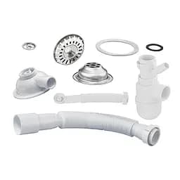 Кухонна мийка Zerix ZS-6250S-01 white ZX4587, Білий матовий - мініатюра 2