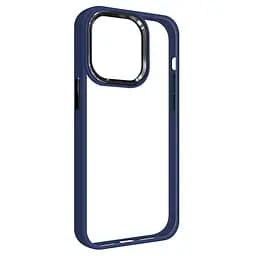 Чехол для Apple iPhone 14 Pro, Unit, синий, прозрачный противоударный чехол-накладка из TPU и поликарбоната (PC), с защитными бортиками, защита всего корпуса от ударов и царапин, ArmorStandart (ARM62480) - мініатюра 2