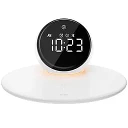 БЗП WIWU Wi-W017 15W Wireless Charger+Digital Alarm+Bluetooth Speaker White - мініатюра 2