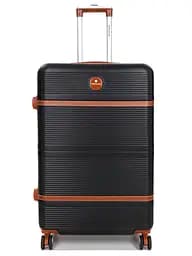 Валіза велика L ABS-пластик Worldline Airtex 629 76×52×30см 110л Чорний - мініатюра 2