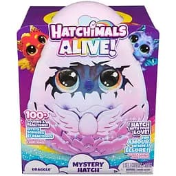 Интерактивная игрушка-сюрприз Spin Master Hatchimals Alive Mystery Hatch Draggle Драко в ассортименте (SM19201/6069282)