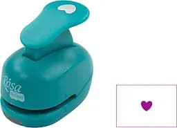 Фигурный дырокол, Сердце, 1 см, Rosa Talent