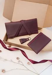 Комплект кожаных аксессуаров для путешественника Венеция (кожа crazy horse).