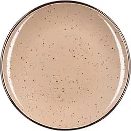 Тарілка десертна Ardesto Emilia 20 см коричнева (AR0819EBR)