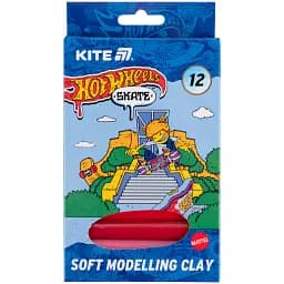 Пластилин восковой Kite Garfield 12 цветов 200 г (HW25-086-2)