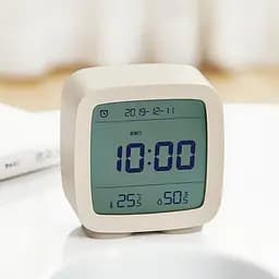 Розумний будильник Xiaomi Qingping (Годинник, Будильник, Гігрометр) CGD1 Beige - мініатюра 2