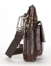 Чоловіча шкіряна сумка Vintage 12,5х17х4 см sum0012924 - мініатюра 4