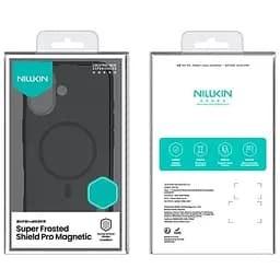 Чохол Nillkin Matte Magnetic Pro для Apple iPhone 17 (6.3) Transparent black - мініатюра 5