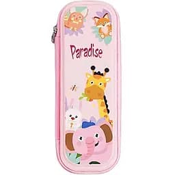 Пенал шкільний С 62180-4 із зображенням тварин 1 відділення