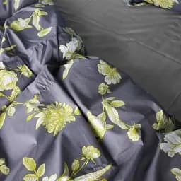 Простирадло MirSon Сатин 22-1387 Gray Flowers 110х160 см (2200010473216) - мініатюра 4