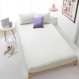 Простыня Hobby Poplin Gold на резинке 200x160 см Beyaz (608390)