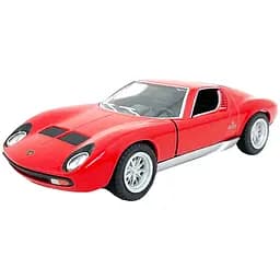 Колекційна машинка "Lamborghini Miura P400 SV" Kinsmart KT5390W(Red) масштаб 1:42
