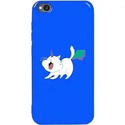 Чехол-накладка Toto Pure TPU 2 mm Print Case Xiaomi Redmi Go #6 Cat Puk Blue