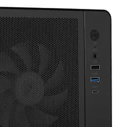 2E Gaming Корпус Credo Plus V510B без БЖ, 1xUSB3.0, 1х USB 2.0, 1xUSB Type-C, 4x120мм ARGB, VGA 310мм, TG Side Panel, ATX, чорний - мініатюра 6