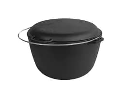 Казан чавунний азійський Brizoll з кришкою-сковородою 10 л (KT10-2) - мініатюра 3