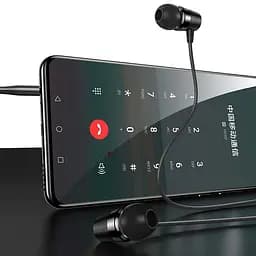 Провідні вакуумні навушники Usams EP-42 US-SJ475 3.5mm In-ear Earphone 1.2m black - мініатюра 5