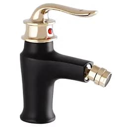 Змішувач для біде Zerix Z50219-6 ZX0470 Чорний матовий