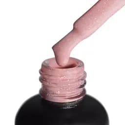 Блискуча база PNB UV/LED Crystal Base pink світловідбивна 8 мл - мініатюра 3