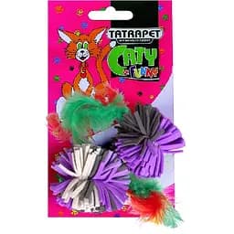 Іграшка для котів Tatrapet Cat toy Plush Balls 4 см