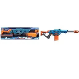 Игрушечное ружье механическое с магазином и мягкими патронами (12 шт.)(75 х 21см)