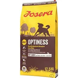 Сухой корм в больших гранулах для взрослых собак Josera Optiness с пониженным уровнем белка с птицей 12.5 кг