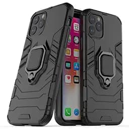 Чохол бампер Primolux Ring Armor для Apple iPhone 11 Pro Black - мініатюра 4