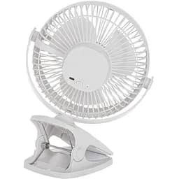 Вентилятор AdlerAD 7342 white настільний/ акумуляторний/ 5Вт/ D=15.5см/ USB-C/ білий - мініатюра 4