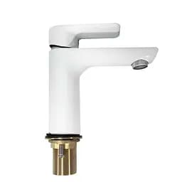 G1048 Змішувач для умивальника гайка білий/хром Ø35 Gappo Noar 1/8 Білий