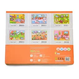 Дерев'яна рамка-вкладиш Viga Toys Домашні вихованці 6 елементів (56440) - мініатюра 3