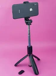 Монопод тринога бездротовий XO SS08 Tripod Bluetooth - мініатюра 3