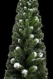 Гірлянда з ПВХ хвої Карпатська 2.5 м (Зелена з білими кінчиками)