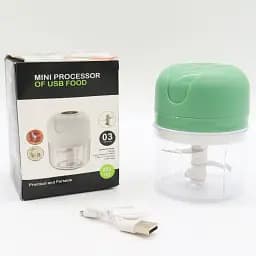 Кухонний міні блендер для овочів Gemac 250мл з USB - мініатюра 3