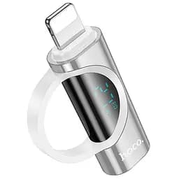 Перехідник Hoco UA32B Lightning male to Type-C female display adapter Silver