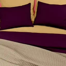 Плед-покривало Cosas Greek Waffle Beige вафельне 110х140 см (Blanket_34Beige_GreekWaffle_110x140) - мініатюра 2