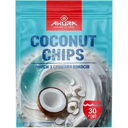 Кокосові чипси Akura 30 г