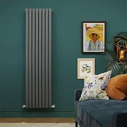 Радіатор дизайнерський Ideale Adele 11 8/1800/472 антрацит, Антрацит - мініатюра 3