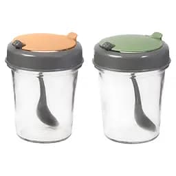 Спецовница Herevin 2024 Colours Conical Spice Jar с ложкой Mix 320 мл 1 шт. в ассортименте (131509-150)