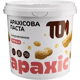 Замінник харчування TOM арахісова паста з журавлиною 1 кг