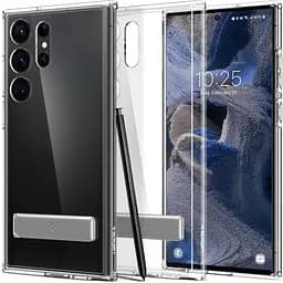 Чохол із підставкою Spigen Slim Armor Essential S для Samsung Galaxy S23 Ultra Clear ACS05642 - мініатюра 10