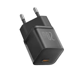 Сетевое зарядное устройство для Baseus GaN5S Fast Charger 1C 20W EU черный P10162503113-00