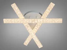 Сучасна стельова LED-люстра для кухні Diasha SX818/3WH — біла, 48 Вт, 50 см - мініатюра 3