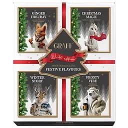 Чай чорний Graff байховий у саше Асорті новорічних смаків 32 шт.
