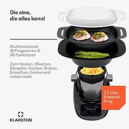 Кухонний комбайн Klarstein Aria Smart  1700 Вт (10045491) - мініатюра 2