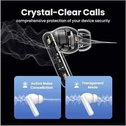 Бездротові навушники Ugreen WS200 HiTune T6 Hybrid Active Noise-Cancelling Earbuds - мініатюра 7