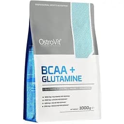 Амінокислота BCAA OstroVit BCAA + Glutamine 1 кг Без смаку