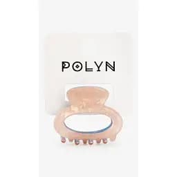 Заколка-краб для девочки Polin 3693-2 Бежевый