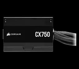 Блок живлення Corsair CX750 750W 80+ Bronze Black (CP-9020279-EU) - мініатюра 2