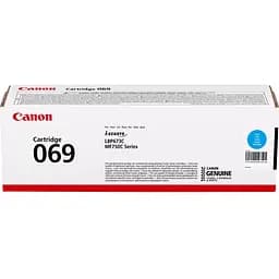 Картридж Canon 069 MF752Cdw/MF754Cdw/LBP673Cdw Cyan 1900 стор teh0015534