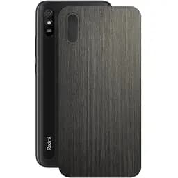 Захисна плівка StatusSKIN для Xiaomi Redmi 9A Sport 2021 Корпус Вініл Дерево сріблясто-чорне